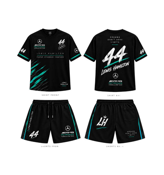 Lewis Hamilton Mercedes Shirts And Shorts